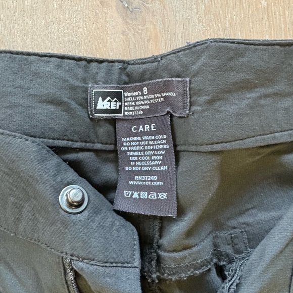 REI dark grey blue Cargo Pants Durable Straight Leg - Picture 2 of 6